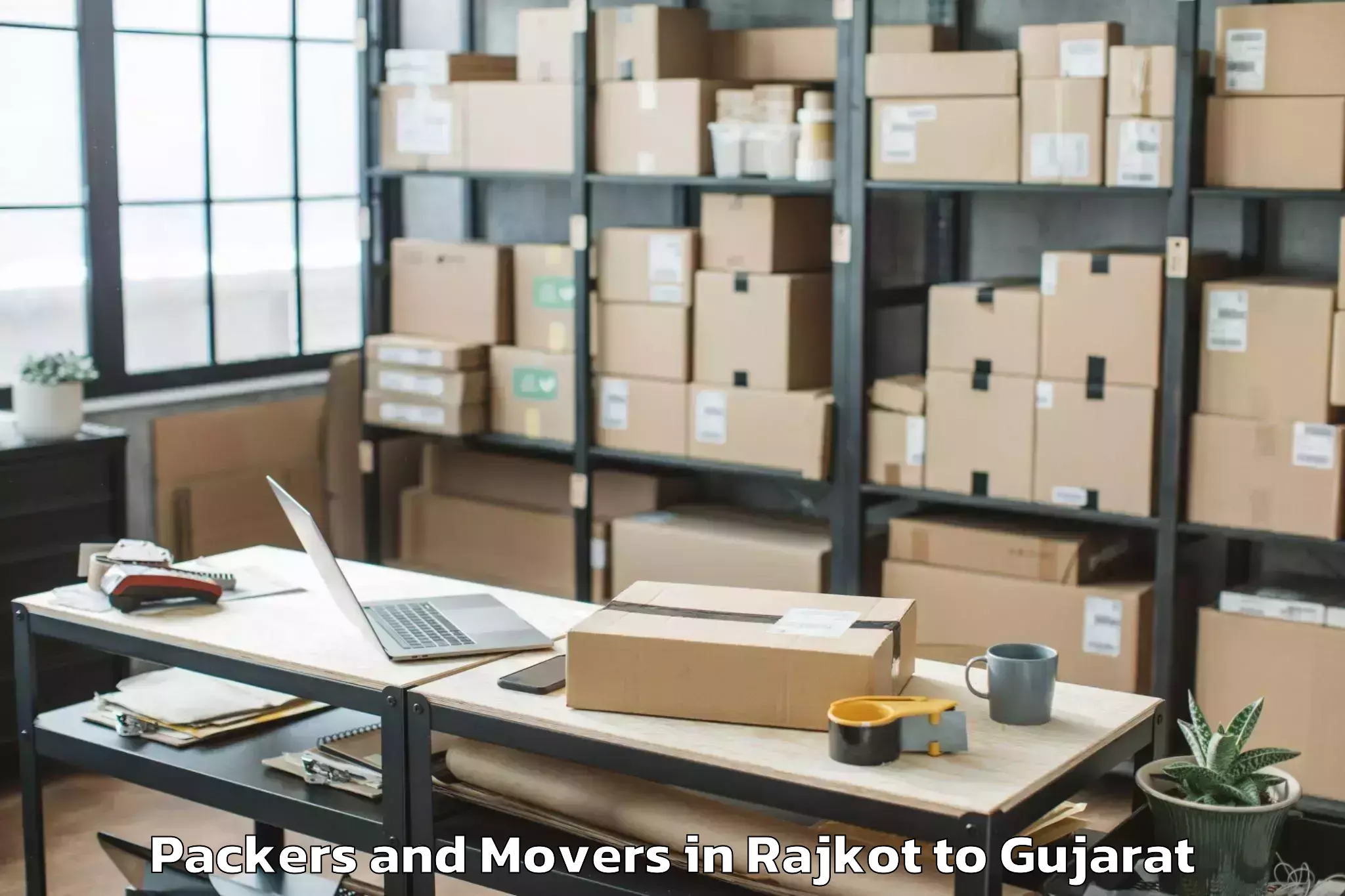 Reliable Rajkot to Vaghodia Packers And Movers